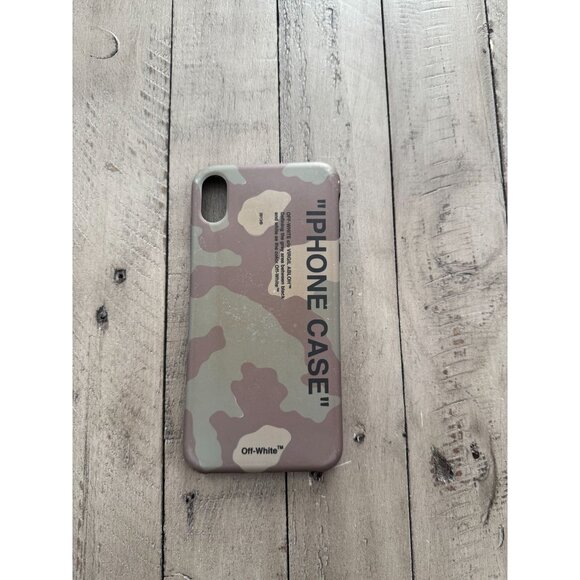 OFF-WHITE Quote iPhone X Case SS19 Camo / Black - Picture 3 of 7